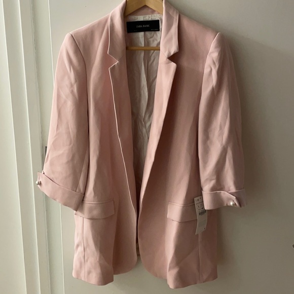 Pink Zara long blazer - Picture 2 of 2